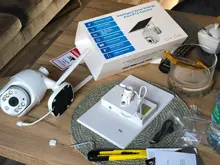 HISMAHO-Cámara de vigilancia IP, monitor de seguridad al aire libre, wifi con panel solar de 8W para la batería, PTZ de 1080P para CCTV, soporta tarjeta SIM 4G