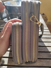 Bandoleras de piel sintética para mujer, de gran capacidad bolso cruzado, multifuncional, para teléfono