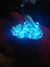 LED String Lights Christmas Decoration Remote Control USB Wedding Garland Curtain 3M