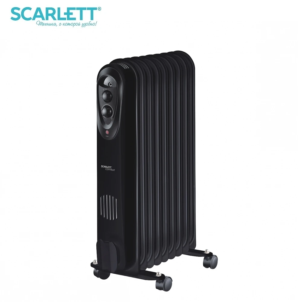 Маслонаполненный радиатор Scarlett SC 21.2009 S3B 2000 Вт