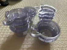 Kit de dispensador de tazas desechables de plástico, accesorios para hacer joyas, resina epoxi, Molde de resina de silicona, 40ML, 20-100 Uds.