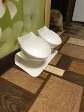 Cat-Bowls Products Pet-Food Raised-Stand Pet-Supplies Cats-Dogs-Feeders Non-Slip Double