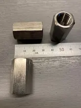 3/4-Pipe-Fitting Propane Water-Gas BSPP Female Hex-Coupling-Connector 304-Stainless-Steel