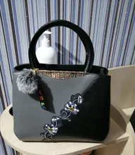 Bandolera bordada de cuero para mujer, bolso de mano femenino, 2020