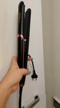 Alisador y rizador de pelo profesional por infrarrojos, alisador y rizador planos 2 en 1, calentamiento rápido, 110v-220v, herramientas de estilismo para el cabello