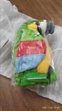 Peluche de loro parlante eléctrico para niños, juguete de peluche de pájaro parlante con alas que se repiten, regalo para niños