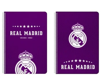 

Folio notebook 80h T. Hard Real Madrid 21,5x31cm