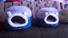 Bed Kennel Cat-House Hoopet Cave Home Dog-Puppy Warm for Teddy