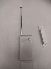 433 MHz 2262 código inalámbrico de la puerta de la ventana Sensor de contacto magnético de la puerta de madera Detector de Alarma para hogar GSM inalámbrico de alarma