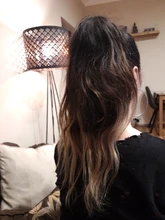 Tinashe Beauty-coletas de pelo humano brasileño Remy para mujeres negras, extensiones con Clip