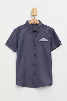 

DeFacto New Boy Fashion Short Sleeve Shirt Kids Casual Solid Color Blouser Boys Comfort Summer Shirts -J5955A618AU