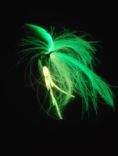 Lunker resplandor luminoso Ultravioleta fluorescente volar hilo de pesca strand línea de cuerda atar diy material ayudar ganchos moscas