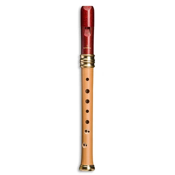 

1119r Adri's dream блокфлейта soprano, red plastic/Wood, Baroque