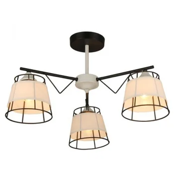 

Chandelier ceiling 3*60 W E27 md.2832-3-S BK + Wh