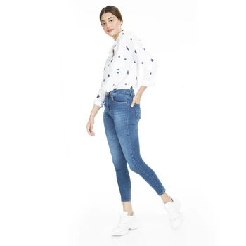 

Lela High Waist Skinny Jeans WOMEN DENIM PANTS 8523 T745MARTHA