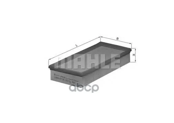 Фильтр Воздушный Mahle/Knecht Lx408 Mahle/Knecht арт. LX408