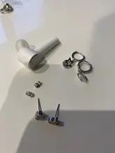 925 de plata esterlina de la joyería de las mujeres de cristal animales de dibujos animados pendientes para niñas de la escuela. Regalo de pendientes de plata y circonita para niña eh1415