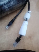 Hiseeu-Cable plano de red LAN Cat5, Ethernet, Internet, 20M, para cámara POE, módem de ordenador, enrutador