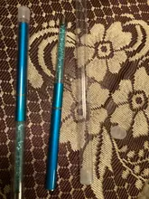 Pluma de pincel para arte de uñas, Diamante de imitación, mango de Metal acrílico, polvo de tallado, Gel líquido para salón de belleza, pinceles con tapa