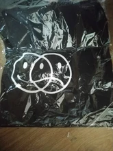 Bolso de tela de algodón con estampado de letras para mujer, bolsa de hombro reutilizable con dibujo Kawaii Harajuku, bolso de lona Kpop para mujer