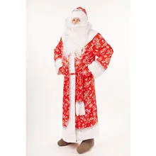 Карнавальный костюм "Дед Мороз Морозко"(шуба, шапка,борода, вар