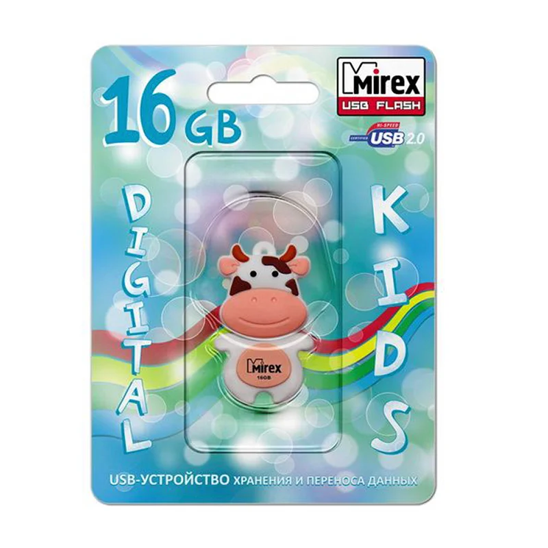 USB флэш-накопитель 16 ГБ Mirex COW PEACH 16GB (ecopack) | Компьютеры и офис