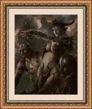 

CROSS STITCH KIT PANDATHREAD MODERN AND SURREAL 33160