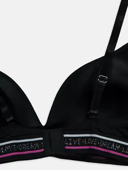 

Decorated T-shirt Bra 2'li