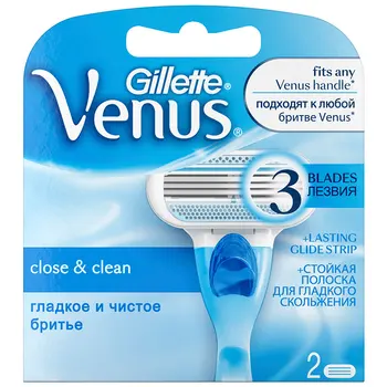 

Gillette Venus Сменные кассеты для бритвы 2 шт