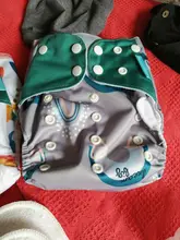 Happyflute 4 unids/set lavable ecológico tela cubierta de pañal ajustable reutilizable de tela pañales pañal de tela de fit 3-15kg bebé