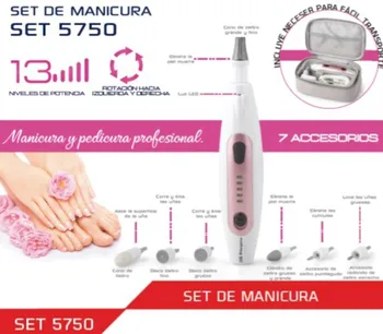 

ORBEGOZO MANIPEDICURA SET5750 PROFESSIONAL