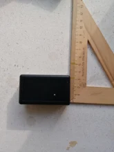 Caja de Proyecto de plástico ABS resistente al agua, caja de instrumentos, caja de almacenamiento, suministros electrónicos para el hogar, color negro, 2 uds.