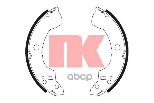Колодки Тормозные(Барабан) Nk 2722694 Nk арт. 2722694