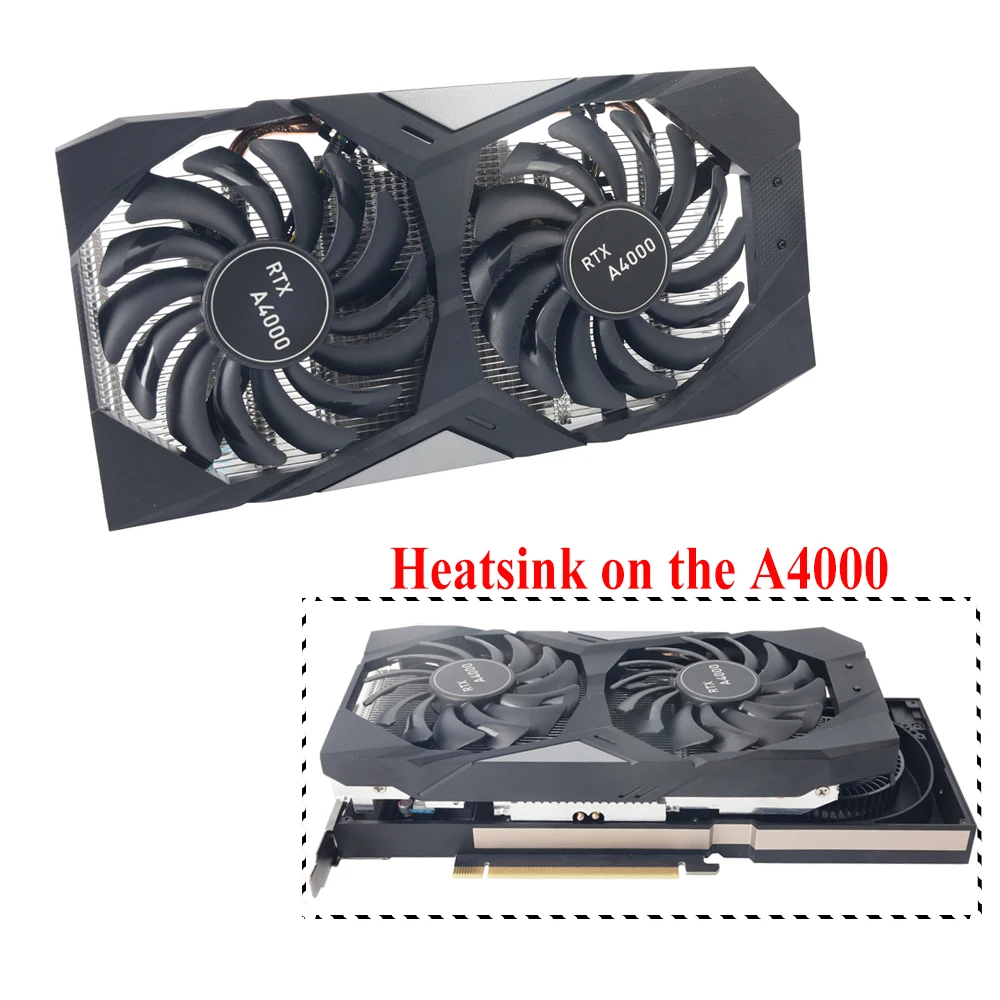 New Upgraded heatsink With Fan Replacement for For Retrofit NVIDIA