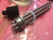 Tri-abrazadera (OD64) de 2 pulgadas, 220V/380V, todos los SUS304, calentador de tubo de Elemento calentador de agua de inmersión eléctrico, 3/3, 75/4, 5/6/9KW