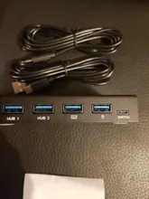 Switch-Box Monitor Selector KVM Keyboard-Mouse-Printer Sharing Hdmi-Compatible 2-Port