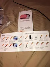 Kit de manicura profesional de acrílico, lámpara de uñas, taladro, polvo acrílico líquido, puntas de uñas brillantes, Kit de herramientas de decoración de uñas