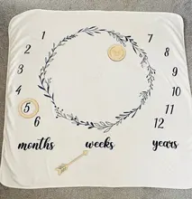 Mantas con patrón de Arco Iris para bebé recién nacido, manta para fotografía, manta suave con estampado de flores, accesorios de fotografía infantil DIY