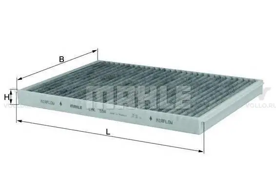 KNECHT LAK594 Фильтр салона RENAULT MEGANE 96-03 угольный