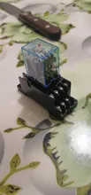 Electromagnetic-Relay Base Din-Rail-14-Pins MY4NJ AC220V Coil DC12V 4NC 4NO Small 1set