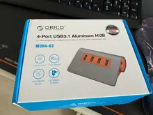 Splitter Power-Adapter Gen2-Hub ORICO USB3.1 Aluminum Super-Speed Samsung 10gbps 