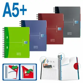 

Oxford European Book 4 notebook, A5 +, grid, 100 sheets