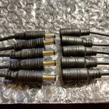 Adaptador de conector de CC de 5,5x2,1mm, conector macho/hembra de 12V, conector macho de alimentación de CC de 5,5x2,1mm con Cable para 5050 3528