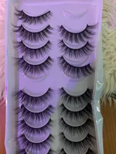 Mink-Lashes Eyelash Extension Long-Makeup Beauty Natural for 54 3d NEW 2/5/10-pairs