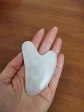 Rodillo de cuarzo rosa para masaje Facial, rodillo de Jade de cristal Rosa Natural hecho a mano, piedra Gua Sha, dispositivo de belleza Facial, herramienta para cuidado de la piel Facial