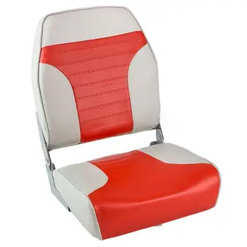 

Economy folding soft chair with high back Gray/Red