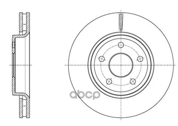 

Disc brake front vent.(330x32) 5 OTV. REMSA art 61668.10