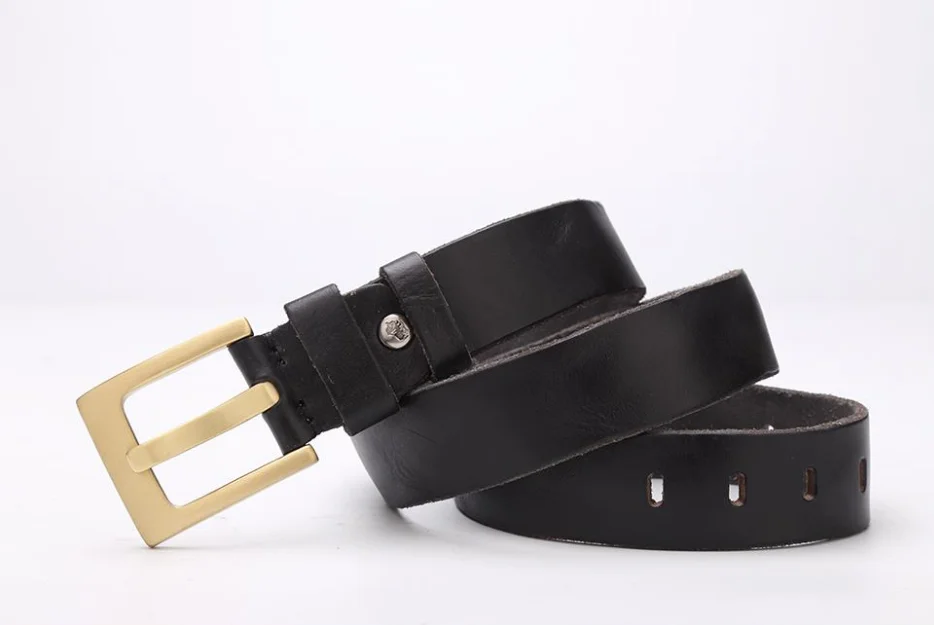 Ремень из натуральной воловьей кожи Bison Denim N71027