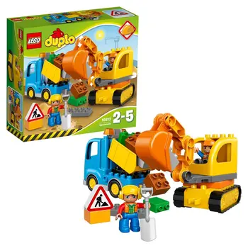 

Designer Lego Duplo 10812 truck and crawler excavator