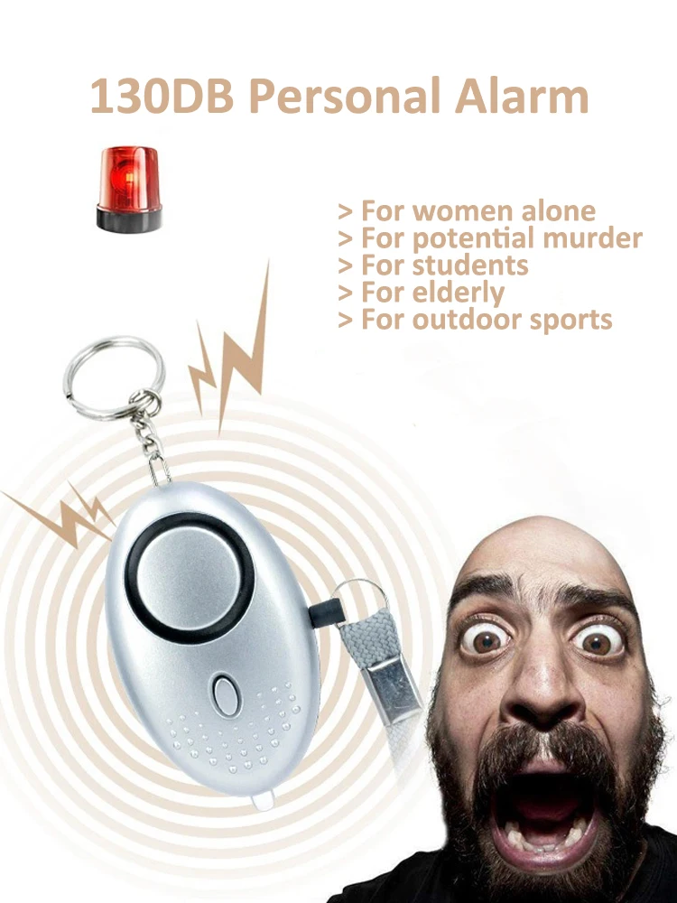 Safe Sound Personal Alarm Protect Alert Personal Security Alarm Keychain Self Defense Alarm